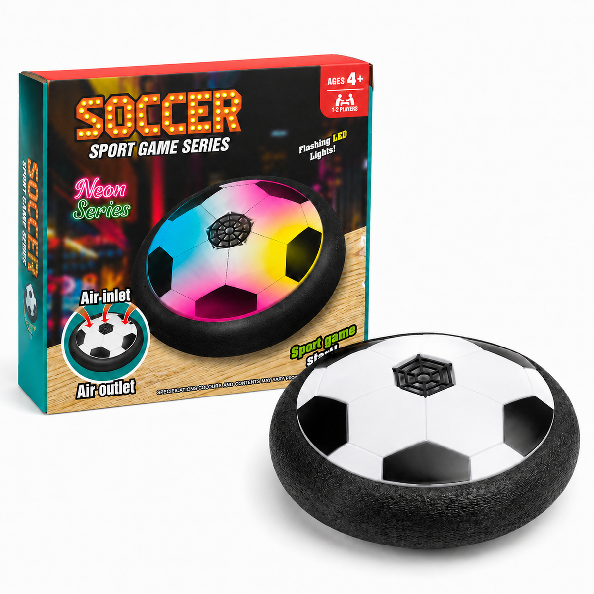 LED Hover Soccer Ball – Indoor Football Toy for Kids