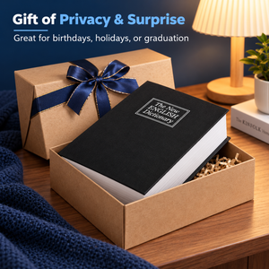 Hidden Book Safe with Combination Lock