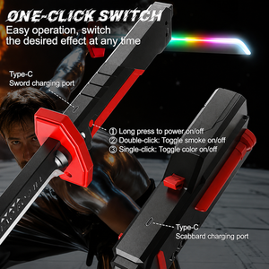 Thunder Style LED Sword – RGB, Smoke & Thunder